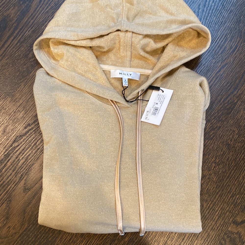Milly hooded lightweight sweatshirt